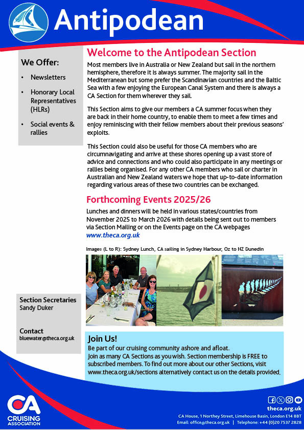 CA Antipodean Section flyer