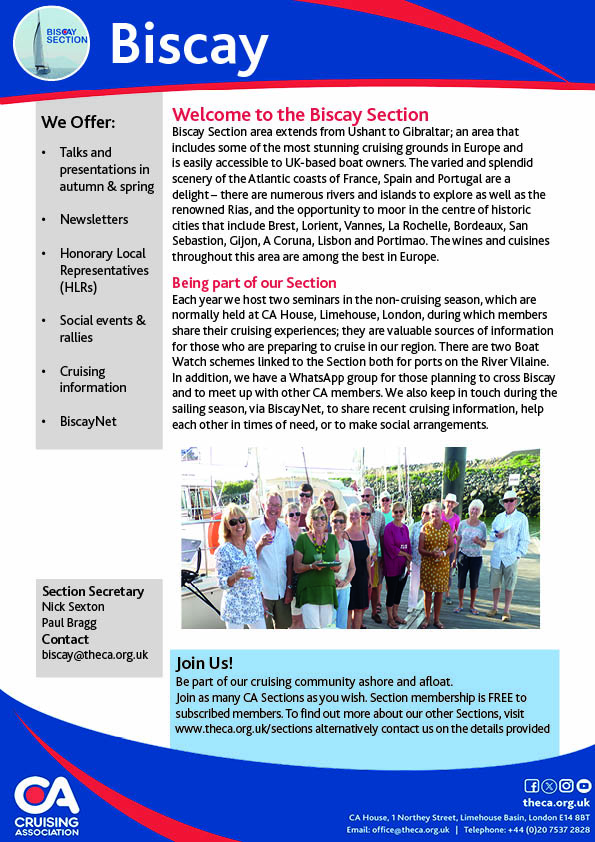 CA Biscay Section flyer