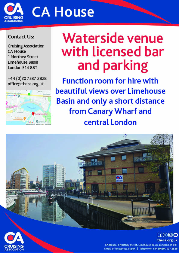 CA House Function Room flyer