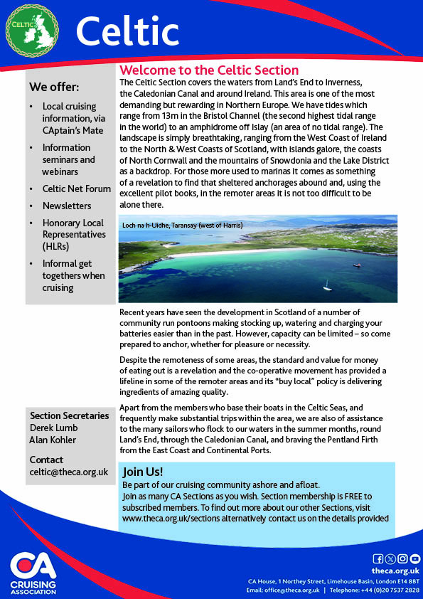 CA Celtic Section flyer