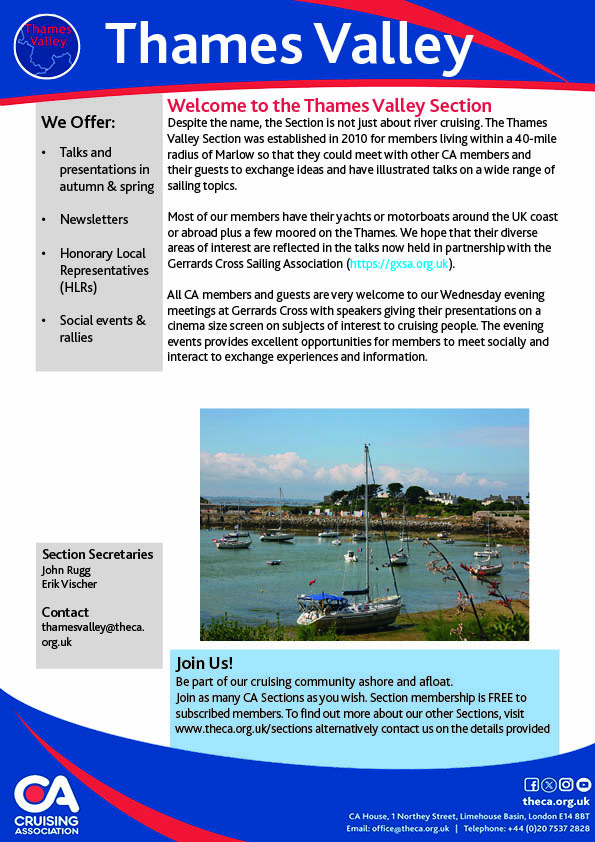 CA Thames Valley Section flyer