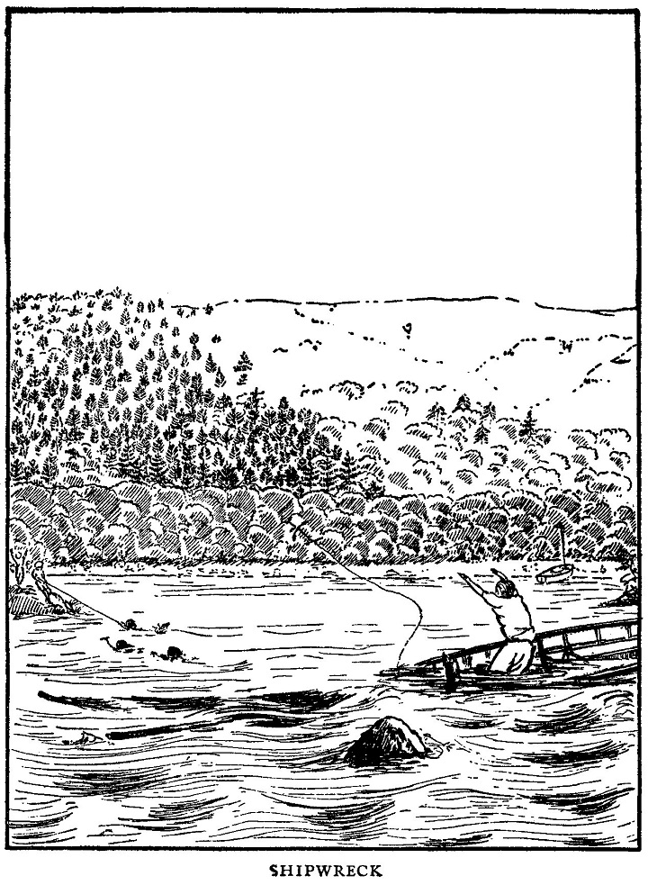 Shipwreck, from Arthur Ransome's Swallowdale