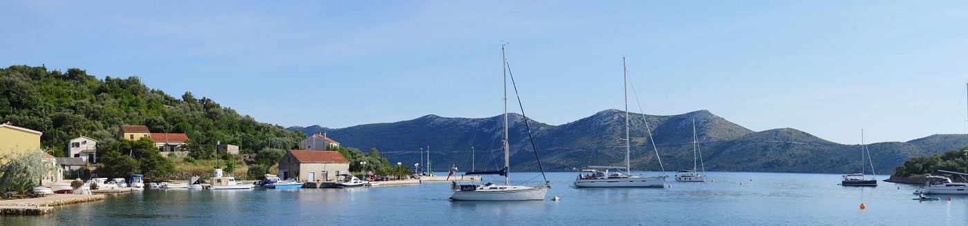 Visitor moorings at Mala Rava, Rava island, Zadar archipelago