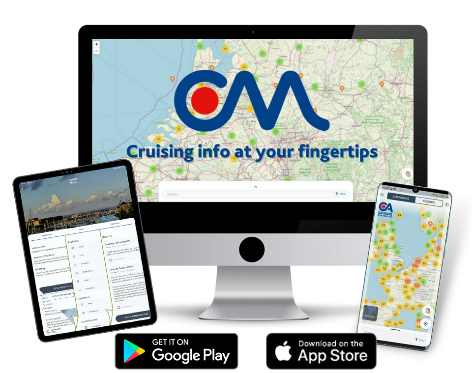 CAptain's Mate app - your digitial cruising guide to marinas, ports, harbours and anchorages worldwide